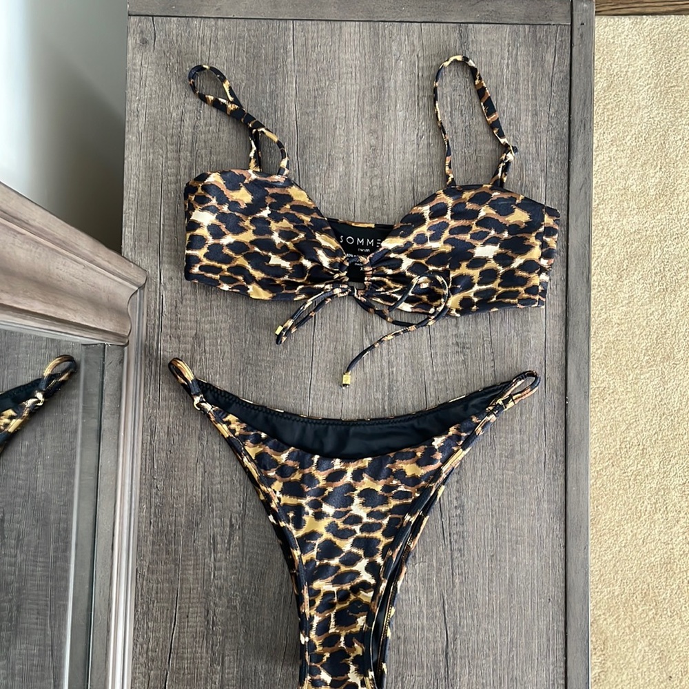 Sommer swim leopard bikini - can be sold separately or together.